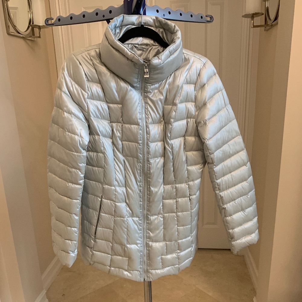 Calvin Klein Gray Puffer Jacket sz S